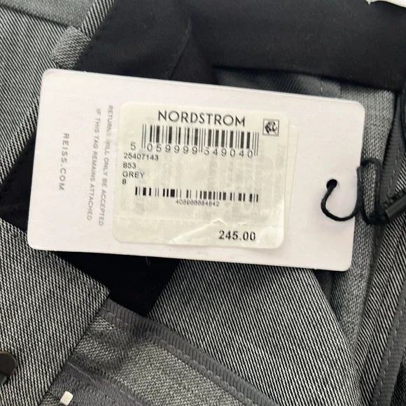 Reiss Gray Tailored Trousers for a Polished Look - Picture 11 of 14